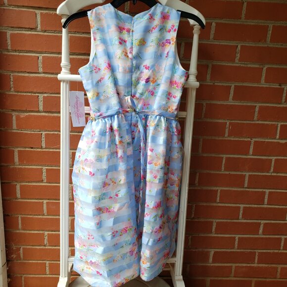 BNWT Bonnie Jean Big Girls Sleeveless Fit + Flare Premium Dress (16) - Picture 9 of 10